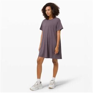 Lululemon Dress Womens 6 Moonphase All Yours Vitasea Shift Short Sleeve Casual